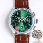 Superclone Breitling Premier BLS B01 Chrono Green Dial-Leather Band